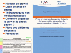La Bronchiolite par les preuves